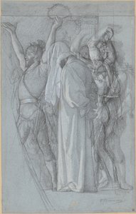 De bespotting van Christus door Victor François Eloi Biennourry