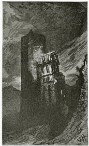 La Tourgue - illustratie uit Quatre Vingt Treize, 19e eeuw