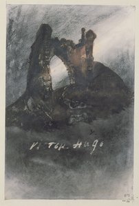 Ruïnes bij Groz-Nez, Jersey, of De Boog door Victor Hugo