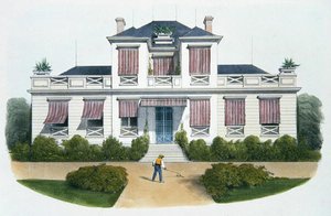 Een Italiaanse villa, illustratie uit 