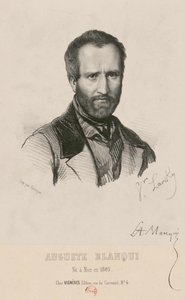 Portret van Louis-Auguste Blanqui 1805-1881, 1849 door Victor Larsky