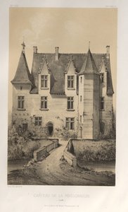 Château de La Poissonnière (Sarthe) door Victor Petit