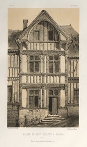 Maison En Bois Sculpte A Cravan Yonne door Victor Petit