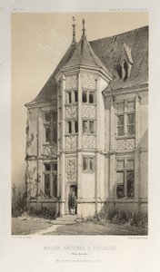 ...Pl. 43, Maison Ancienne in Toulouse Haute-Garonne, 1860