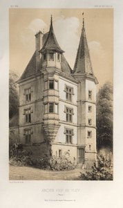 Ancien Fief De Fley Nièvre, 1860 door Victor Petit
