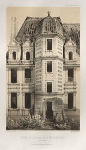 Pl. 71, Ruïnes van het Kasteel van Mont-Saint-Jean Saône et Loire, 1860