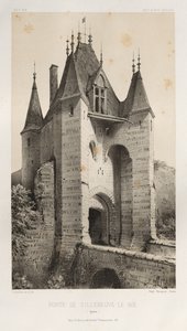 Pl. 95, Porte de Villeneuve-Le-Roi Yonne, 1860