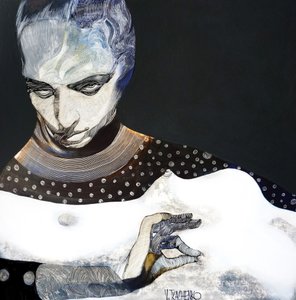 Portret met mysterieuze blik