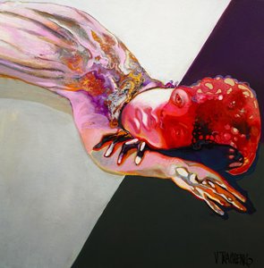 Levendige abstracte figuur