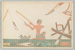 De Kleine Vis en de Visser, Illustratie voor Aesopus