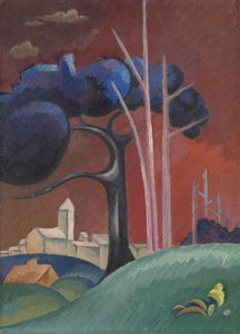 Landschap met Fabriek bij Meer, II