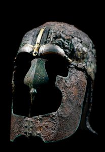 Pre-Viking kunst: helm van een krijger