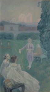 Harmonie, 1900 door Viktor Elpidiforovich Borisov Musatov