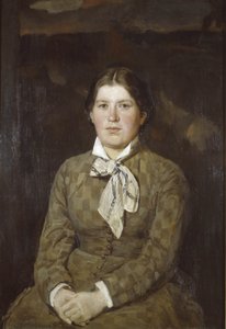 Portret van Alexandra Vladimirovna Vasnetsova, de vrouw van de kunstenaar