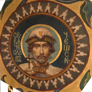 Sint Wenceslaus I, Hertog van Bohemen, 1885-1896 door Viktor Mikhaylovich Vasnetsov