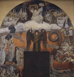 Het Laatste Oordeel, 1885-1896 door Viktor Mikhaylovich Vasnetsov