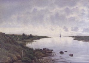 De monding van de rivier