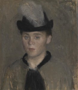 Ida Ilsted, de verloofde van de kunstenaar. Schets
