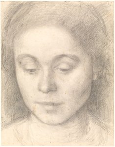 Portret van Ida, de vrouw van de kunstenaar