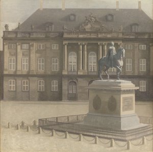 Amalienborg Plein, Kopenhagen door Vilhelm Hammershøi