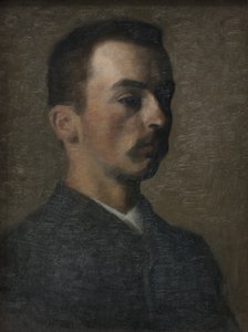 Zelfportret door Vilhelm Hammershøi