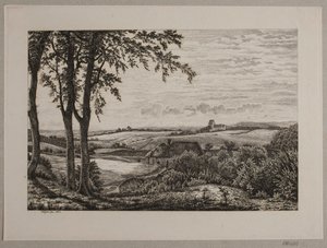 Middagslandschap, Seeland door Vilhelm Kyhn