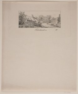 Gadeparti in Frederiksværk door Vilhelm Kyhn
