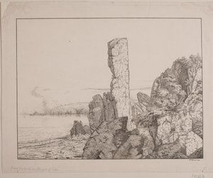 Rotskust op Bornholm