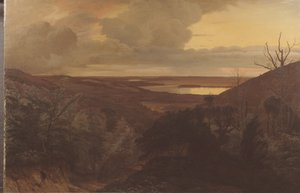 Late avond bij Himmelbjerget, Jutland door Vilhelm Kyhn