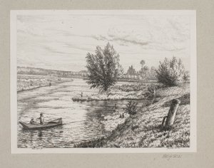 Partij bij de Marne-rivier door Vilhelm Kyhn