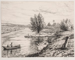 Partij bij de Marne-rivier door Vilhelm Kyhn