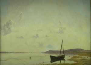 De kust bij Frederiksund. Schets