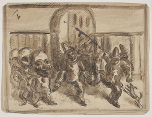 Carnaval in Nice door Vilhelm Lundstrøm