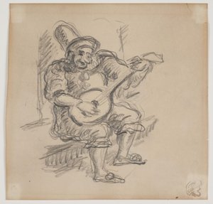 Luitspelende clown