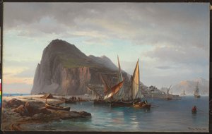 Scheepvaart bij Gibraltar