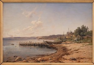 Een Strand bij de Geluid