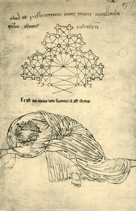Kerkplan en slapende apostel, 1220-1240, 1943