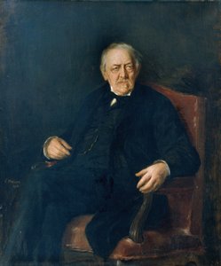 De dichter Eduard von Bauernfeld door Vilma Parlaghi Brachfeld