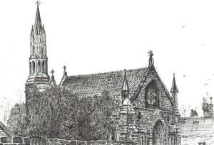 Kerk in Stonehaven, Schotland, 2007 door Vincent Alexander Booth