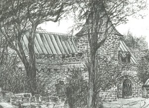 Kerk op weg naar Oban, 2007 door Vincent Alexander Booth