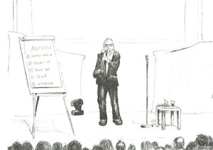 Komiek in Hay on Wye