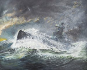 Graf Spee betreedt de Indische Oceaan 3 november 1939, 2006 door Vincent Alexander Booth