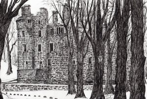 Huntly Kasteel Schotland, 2007 door Vincent Alexander Booth