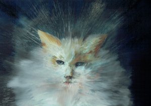 Monty fluffball, 2015 door Vincent Alexander Booth