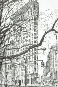 New York Flat Iron Gebouw