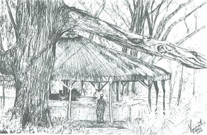 Buitenbar, meer Naivasha, 2006 door Vincent Alexander Booth