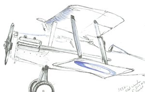 SE5-A bij Old Warden, 2013 door Vincent Alexander Booth
