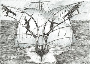 Storm Scheppers Bismarck Zee door Vincent Alexander Booth