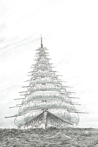 Stormscheppers Kaap Romain door Vincent Alexander Booth
