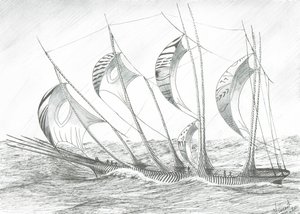 Stormmakers Keltische Zee door Vincent Alexander Booth